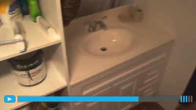 You have your bathtub, sink, vanity. - Zombies! Prepping for the Apocalypse