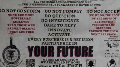 You have charities where people - Wake Up Punk