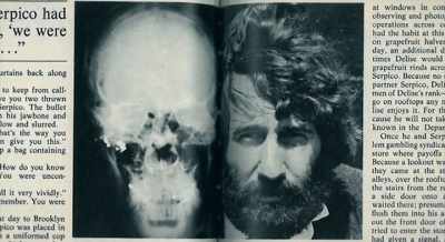 You have to forgive
a writer - Frank Serpico