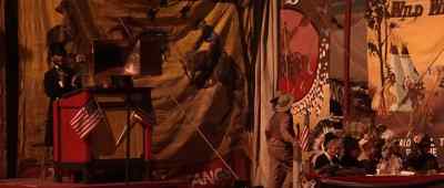 You have to go in the carriage.
Stop nagging. - Buffalo Bill and the Indians, or Sitting Bull's History Lesson