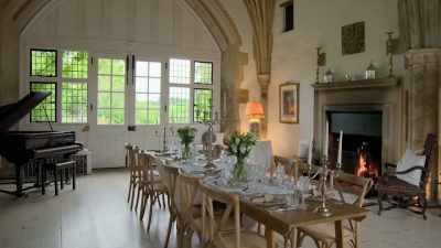 You have to imagine that the priory
would've been down that way. - Extraordinary Escapes with Sandi Toksvig