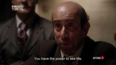 You have the power to see Me, - The Young Pope
