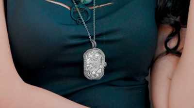 You have the same
locket and I looked up what - Blood Pageant