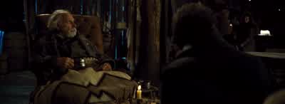 You have to hold it closed while I nail it shut! - The Hateful Eight