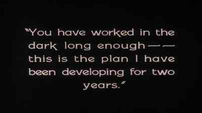 You have worked in the
dark long enough... - The Penalty