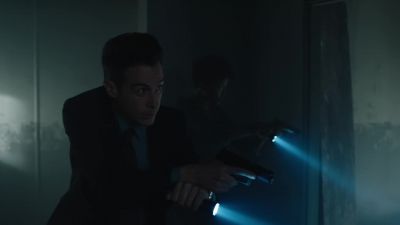 - You hear that?
- Yeah. You go that way. - FBI