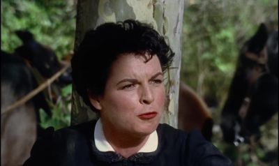 You heard her They'll run the railroad through here - Johnny Guitar