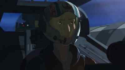 You held your own
against those TIEs, Torra. - Star Wars Resistance