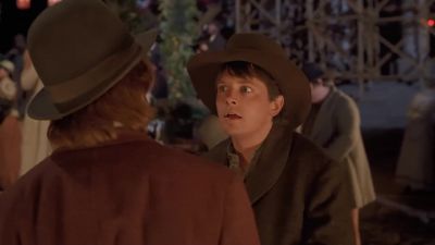 You had him Mr Eastwood - Back to the Future Part III
