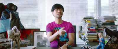 You hit or shoot each other - Hideo Kojima: Connecting Worlds