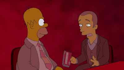 You hungry cops - The Simpsons: O C'mon All Ye Faithful