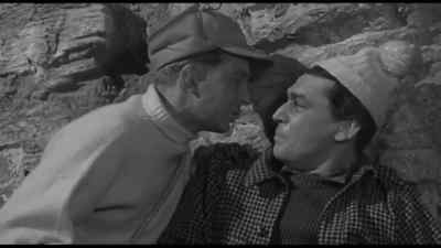 You idiot, we nearly had him.
Why did you let him go? - The Crawling Eye