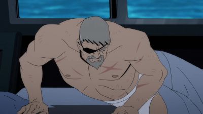 You implanted it with your tongue? - Deathstroke: Knights & Dragons - The Movie
