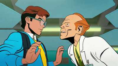 You, this is a secure building,
you ignorant child! - Your Friendly Neighborhood Spider-Man