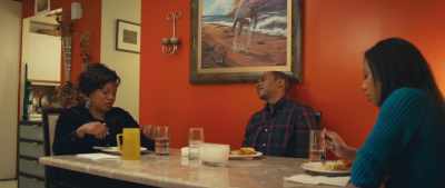 -You just came home, man, eat up.
-[chuckles] - Respect the Jux