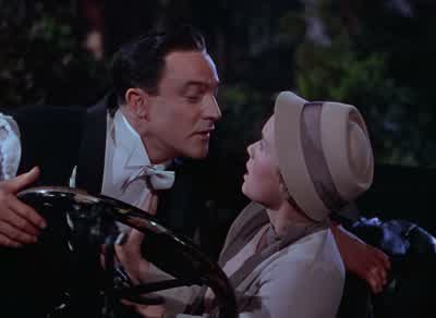 Keep away from me Just because you're a big movie starYou expect every girl to faint at your feet Don't touch meFear not sweet lady I will not molest youI am but a humble Jester And you You are too far above meFarewell Ethel BarrymoreI must tear myself - Singin' in the Rain