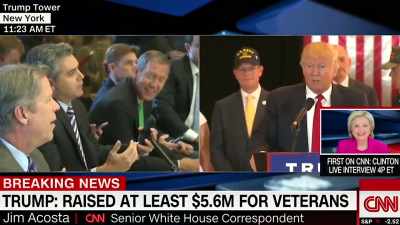 - You keep calling us
the dishonest press, - Trump: The Art of the Insult