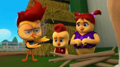 You kept doing things
like trampling over hoof prints - The Chicken Squad