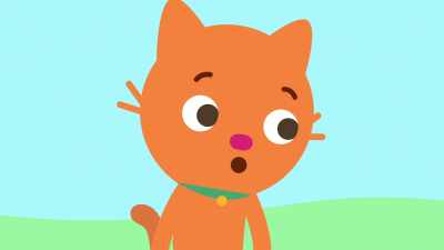 You know, because a cat says "meow," - Sago Mini Friends