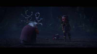 You know about the true prophecy?
Wait. Why didn't that rhyme? - Maya and the Three