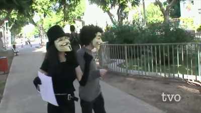 You know, again,
this being so off the cuff - The Face of Anonymous