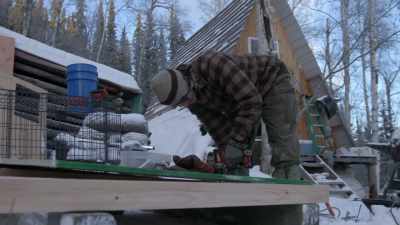 You know, he can, he can sleep
out here on the ground when - Life Below Zero: Next Generation
