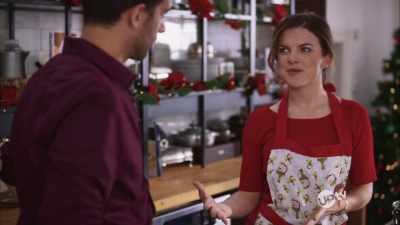You know, you can have some
conversation with somebody - A Christmas Recipe for Romance