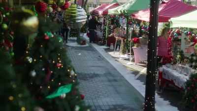 You know, this Christmas market
is where Nell and I - Our Holiday Story