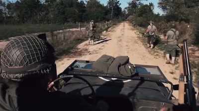 You know you could
always get off and walk. - Iron Cross: The Road to Normandy