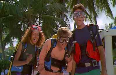 You know,
for a dead man he's very buoyant. - Weekend at Bernie's II