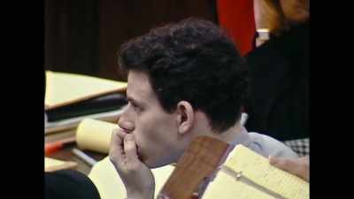 You know, he was basically shaking,
and I asked him what was the matter. - The Menendez Brothers