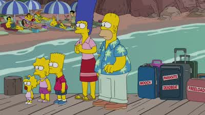 You know, Homie, the ferry doesn't come for a while. - The Simpsons
