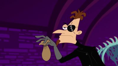 You know I can't help but notice that your scar goes over your eye patch - Phineas and Ferb the Movie: Across the 2nd Dimension