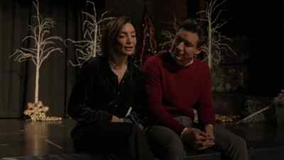 You know, I didn't get a
chance to ask you yesterday, - Once Upon a Christmas Wish