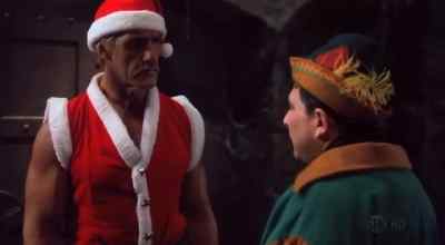 You know, I have - Santa with Muscles