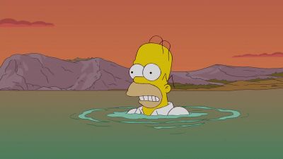 You know, I heard
if a fat guy stops moving, - The Simpsons