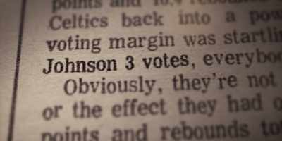You know, when I learned
that Larry Bird had won by a wide margin, - They Call Me Magic