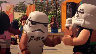 You know, I thought you said the beach
was empty. It's fully operational. - Lego Star Wars Summer Vacation
