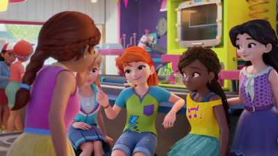 You know, in case someone
jams our tech again, - LEGO Friends: Girls on a Mission