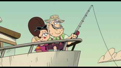 You know, in my Navy days,
I used to fish with a spear. - No Time to Spy: A Loud House Movie