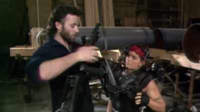 You know, it was a huge gun
attached to a steady cam harness. - Aliens Expanded