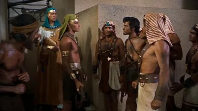 You know it is death to strike an Egyptian - The Ten Commandments