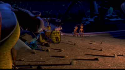 And Sighs you know he just died in my arms like thatI You know I don't think he ever once in his lifemade his own choiceI never knew it was like thatI mean up in the palaceWell I guess we just let the general make all the decisions - Antz