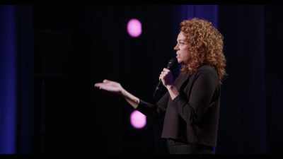 You know, like,
I need to see someone else be vulgar - Michelle Wolf: Joke Show