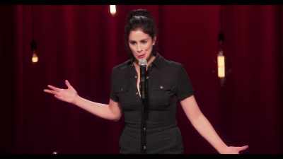 You know, like,
smashing your headlights and going: - Sarah Silverman: A Speck of Dust