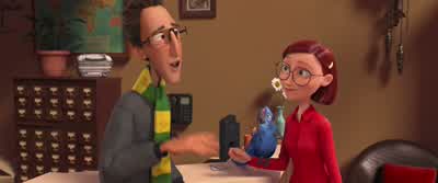 You know your macaw is a very special birdln fact as far as we know Blu is the last male of his kindReallyYesand recently we found a femaleand our hope is to bring the two of them together to save their speciesWell yeah sure when can she come overNo no - Rio