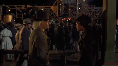 You know Marty in a way it's fitting - Back to the Future Part III