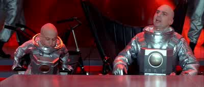 You know Scottl've been a fricking evil doctorfor 30 fricking years okayCut me some fricking slackYou forget ScottWe're in a volcanoWe're surrounded by Iiquid hot magma - Austin Powers: The Spy Who Shagged Me