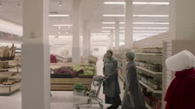 You know, she's even started smiling now? - The Handmaid's Tale