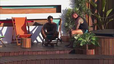 You know, once she's,
uh, head over heels, - Love Island